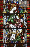 catedral-de-Wells-uk vidriera virgen de la leche