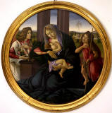 Sandro-Botticelli-taller-1490-Madonna-col-bambino-Musei-Reali-Galleria-Sabauda-
