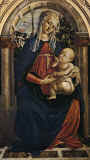 botticelli Madonna of the Rosegarden_Madonna del Roseto_1469_ufizi8.jpg (216892 bytes)