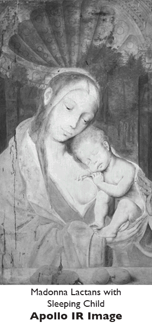 Master of the Mansi-Magdalena (attributed), Madonna Lactans with Sleeping-at Kunstmuseum Basel