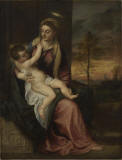 Titian-Madonna_and_Child_in_an_Evening_Landscape-1560-munich