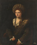 Isabel del este copia-de-tiziano en el museo del Prado