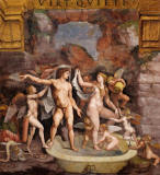Giulio-Romano-and-workshop-Palazzo-Te-Sala-di-Psiche-Mars-and-Venus-Bathing-1526-28-fresco-Palazzo-Te-Mantua