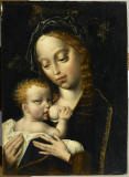 joos-van-cleve-seguidor-1575-1625-louvre-Vierge-allaitant