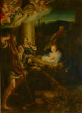 Correggio-la-noche-de-navidad-1528-30-Gemaldegalerie-Alte-Meister-dresden