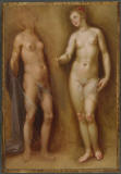 Cornelis-Cornelisz-van-Haarlem-Two-Female-Nudes-1608-Maida-and-George-Abrams-Collection-Boston-Massachusett