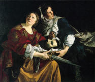Artemisia-u-y Orazio-Gentileschi-1612-Judith-and-Her-Maidservant-with-Head-of-Holoferenes