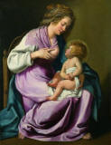 Artemisia-Gentileschi-La-Vergine-allatta-il-Bambino-1616-18