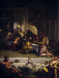 Velazquez ultima cena coopia de Tintoretto en bellas artes de san Fernando
