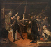 francisco-rizi-1650-Profanacion-de-un-crucifijo-por-herejes-conv-capuchinos-museo-del-prado