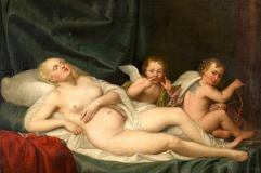 adolf-ulrik-wertmuller-sleeping-venus-with-attendant-cherubs