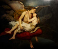 Francois-Barthelemy-Michel-edouard-Cibot-el amor de-los-angeles-1834-Coleccion-Privada