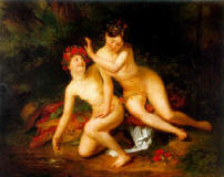 louis-edouard-rioult-two-maidens-1831