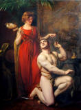 Gustave_Courtois-Hercules_at_the_Feet_of_Omphale-1912
