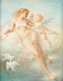 Venus y Cupido de Jules-Émile Saintin