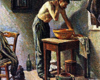 Maximilien-Luce-Hombre-lavandose-1887