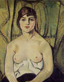 Suzanne VALADON Femme aux seins nus 1917.jpg (98406 bytes)