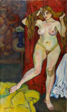 suzanne-valadon-Nu-se-coiffant-Nude-combing-her-hair-1916