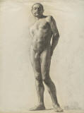 miguel-blay-1891-Academia. Desnudo-masculino-nudo