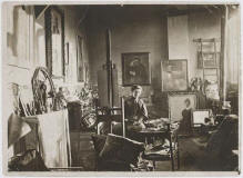 Olga-Boznańska-in-her-Parisian-workshop-1910