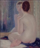 James-Roy-Hopkins-Desnudo-reflejado-en-un-espejo-1923