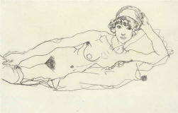Egon Schiele nude 1914