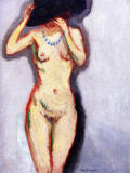 kees-van-dongen-standing-nude-with-black-hat-1906-