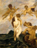 Ettore-tito-nude-the-birth-of-venus