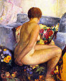 Henri-Lebasque-Seated-Nude