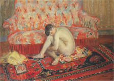 Nude_on_Red_Carpet_by_Henri_Lebasque