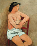 William-Scott-Seated-Nude-1939-40