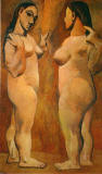 Pablo-Picasso-Dos-mujeres-desnudas-1906