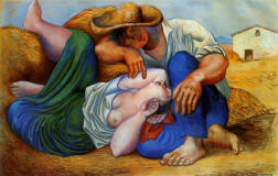 Pablo-Picasso-Campesinos-dormidos-o-La-siesta-1919