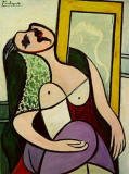 Pablo-Picasso-La durmiente-y-el-espejo-Marie-Therese-Walter-1932