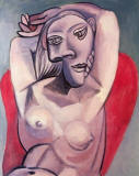 Pablo-Picasso-Mujer-en-un-sillon-rojo-Maria-Teresa-1929