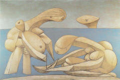 Pablo-Picasso-mujeres-jugando-en-la-playa-1937