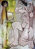 Pablo-Picasso-El-peinado-1954