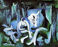 Almuerzo en la hierba. Después de Manet, (12 de julio) 1960, Pablo Picasso