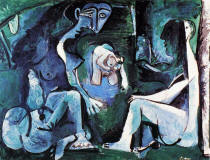 Almuerzo en la hierba. Después de Manet, (17 de Junio) 1960, Pablo Picasso
