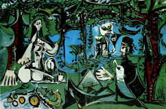 El almuerzo sobre la hierba (Manet) 6, 1960, Pablo Picasso