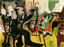 Pablo-Picasso-El-artista-y-la-modelo-1963