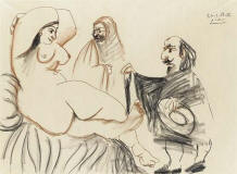 Pablo-Picasso-Mosquetero-de-la-corte-y-la-mujer-desnuda-1968