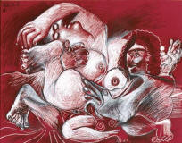 Pablo-Picasso-Hombre-y-mujer-1971