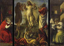 botticelli13 Transfiguration_St Jerome_St Augustine_1500.jpg (352110 bytes)