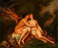 Nicolas-Ren Jollain (1770)-Diana y Calisto