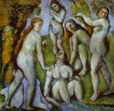 Cinco-baistas-1885-1887-Paul-Cezanne