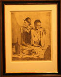 picasso-la-comida-frugal-1904-albertina-museo-Viena-anarkasis